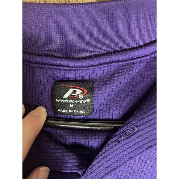 P2 By Pro Player Louisiana State University Tigers Purple/Gold Polo Men's Size M - Picture 2 of 7